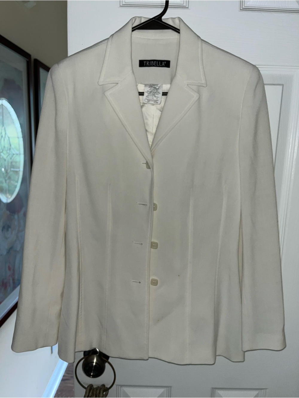 Tribella Cream Tailored Women's Blazer